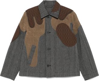 Craig Green patchwork-design jacket - Brown