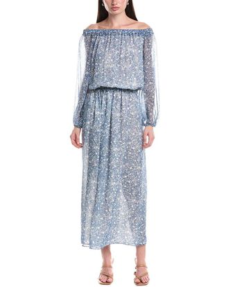 Max Mara Enza Silk Maxi Dress
