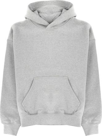 Purple Basic Hoodie - Heren - Hoodies - Grijs - L - Katoen - Hoodies & sweatvesten