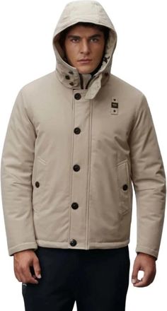 Blauer Andrew Jacket - Heren - Winterjassen - Beige - 3XL - Leer - Jassen