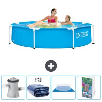 Intex Piscina Con Estructura Redonda - 244x51 Cm - 7-piezas Scb117