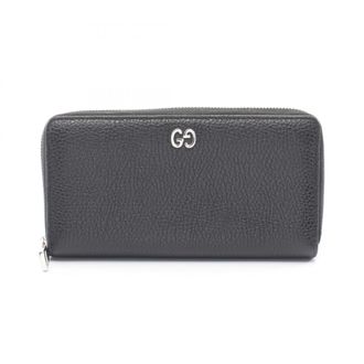 Gucci Black Leather Long Wallet (Bi-Fold) (Pre-Owned)