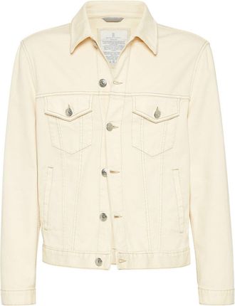 Brunello Cucinelli Denim Jacket - Mens - Elastane/Cotton
