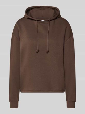 Pieces Regular Fit Hoodie aus Baumwoll-Mix Modell CHILLI in Dunkelbraun, Gr&ouml;&szlig;e XL