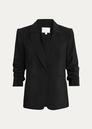 Cinq &agrave; Sept Tumbled Woven Khloe Blazer