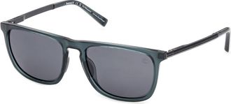 Timberland TB00088 Polarized 90D Mens Sunglasses Blue Size 57