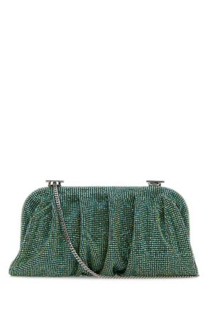 Benedetta Bruzziches Embellished Fabric Large Venus Clutch