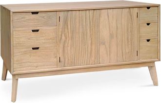 Moycor Aparador de madera beige anch. 160 cm