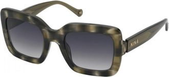Nina Ricci Womens SNR322 53 530P66 Sunglasses - Green - One Size