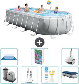 Intex Piscina Prism Frame Oval - 610x305x122 Cm - 8-piezas S616