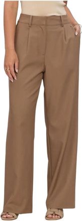 Ibana Pashai Wijde Broek - Dames - Wijde Broeken - Bruin - XL - Broeken
