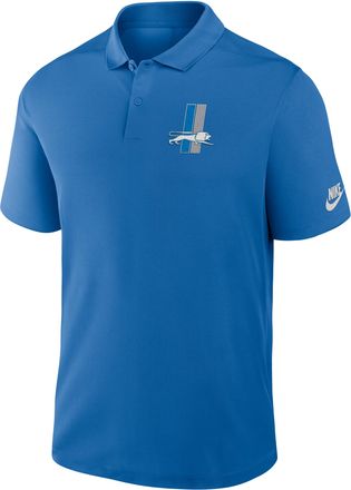 Nike Detroit Lions Rewind Victory Nike Mens Dri-FIT NFL Polo in Blue | 03584KR9SV-XMF