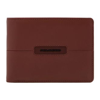 Piquadro Accessoires, Heren, Bruin, ONE Size, Katoen, Portemonnee met uitklapbaar ID-venster