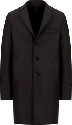 Harris Wharf London Jassen, Heren, Bruin, XL, Wol, Boxy Pressed Wool Coat