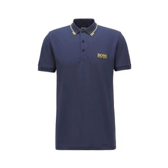 HUGO BOSS Tops, Heren, Blauw, M, Katoen, Paddy Pro