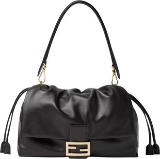 Fendi Baguette Soft Large - Dames - Schoudertassen - Zwart - ONE Size - Tassen