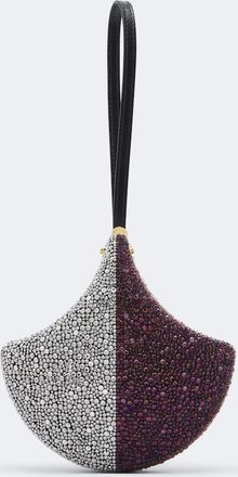 Bulgari Ginkgo crystal-embellished clutch