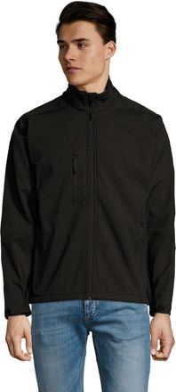 SOLS Heren Relax Soft Shell Jas (Zwart)