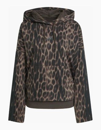 adidas Womens W Aop Ft Hoody - Multicolor Eart - Size: 10