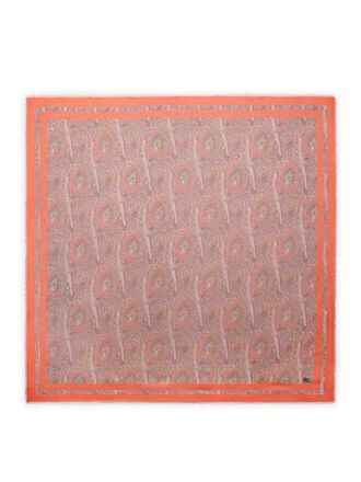 Etro Modal Shawl With Floral Paisley Pattern