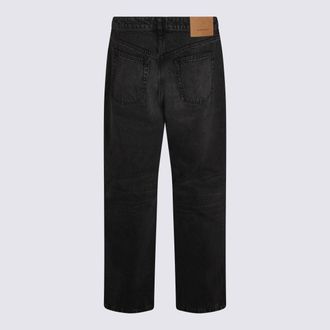 Ami Mens Jeans Black Used _100 % Co