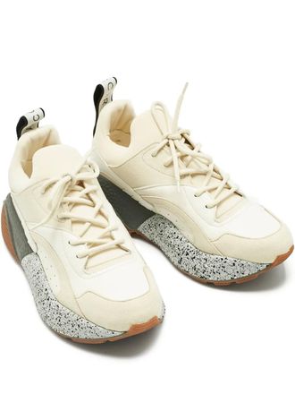 Stella McCartney Eclypse sneakers met gespikkelde zool - Beige