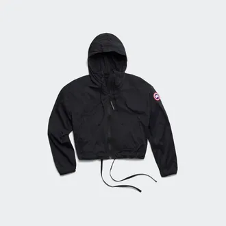 Canada Goose Kaslo Lightweight Cropped Jacket (Women, Black, XS)