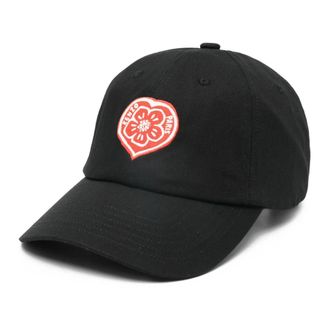 Kenzo Floral Logo Cap - Heren - Petten - Zwart - ONE Size - Katoen - Accessoires