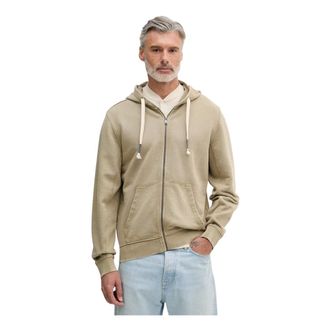 Guess Sudadera con Cremallera Texturizada - Sweatshirts & Hoodies - Hombre - Verde - M