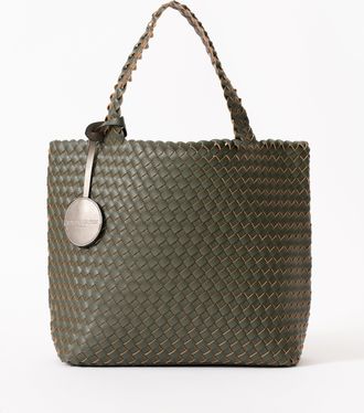 Ilse Jacobsen Womens Shopper in Dark Green - One Size