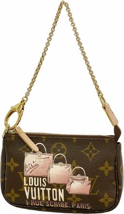 Louis Vuitton Brown Pink Pouch (Pre-Owned)