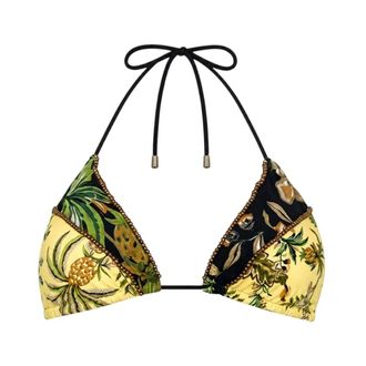 Miss Bikini Bikinis, female, Multicolor, Size: L Triangle Bikini with Inlay Embroidery