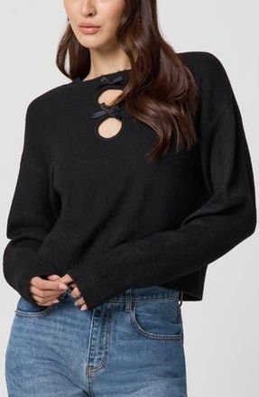 Florence By Mills Baby Bow Pullover in Black at Nordstrom Rack, Size X-Small