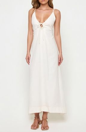 L*Space Mabel Cover-Up Maxi Dress in Cream at Nordstrom, Size X-Small