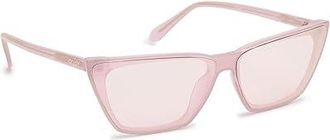 Quay Bad Habit Fashion Sunglasses Pale Pink/Pink, Plastic/Polycarbonate