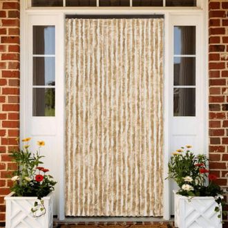 vidaXL Vidaxl - Cortina Mosquitera De Chenilla Beige 90x220 Cm
