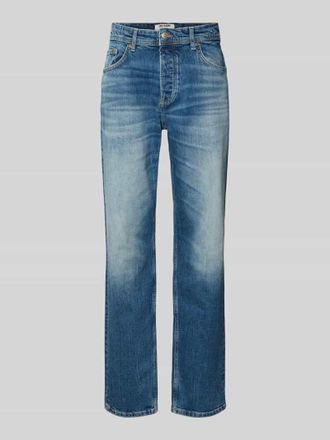 Only & Sons Straight Fit Jeans aus Baumwoll-Mix Modell EDGE PERFORMACE DMB 6 in Jeansblau, Gr&ouml;&szlig;e 29/32