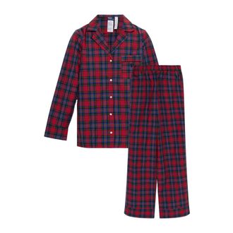 Polo Ralph Lauren Pyjamaset met twee delen en logo - Dames - Pyjama - Rood - M - Katoen - Nachtkleding