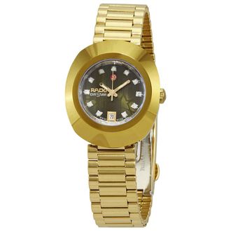 Rado The Original Automatic Diamond Green Dial Ladies Watch R12416533