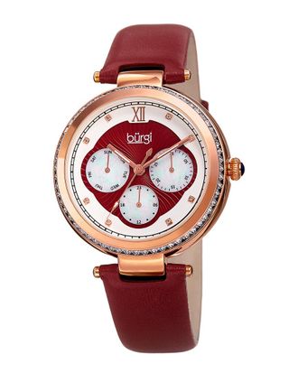 Bürgi Burgi Womens Diamond Marker Subdial Watch