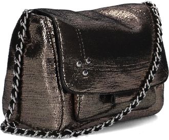 Jerome Dreyfuss Lulu S - Dames - Tassen - Grijs - Maat: ONE Size Leer