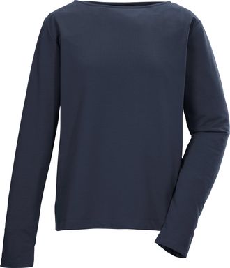 G.I.G.A. DX by killtec Langarmshirt GS 22 WMN LS SHRT GOTS, Damen, Gr. 34, navy, Obermaterial: 95% Baumwolle, 5% Elasthan, G.I.G.A. DX BY KILLTEC, Shirts Langarmshirt, GOTS-