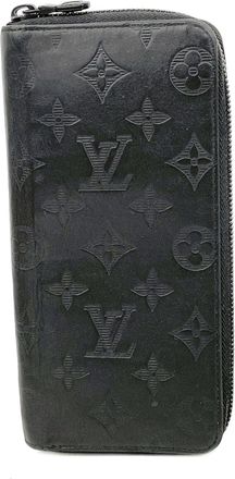 Louis Vuitton Noir Long Wallet (Bi-Fold) (Pre-Owned)