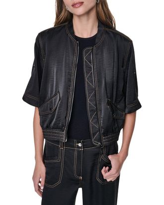 DKNY 3/4 Roll Tab Jacket