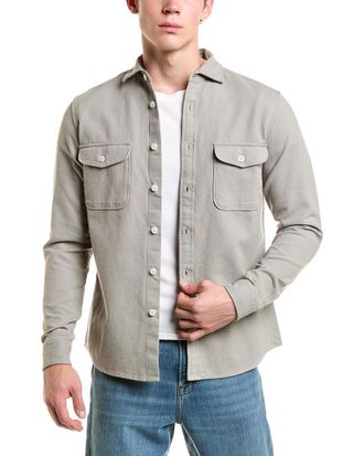 Reiss Harry Cotton Canvas Ov Casual Shirt