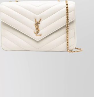 Saint Laurent loulou large leather shoulder bag