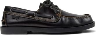 Camper Schoenen, Heren, Zwart, 45 EU, Linnen, Don Leren Bootschoenen