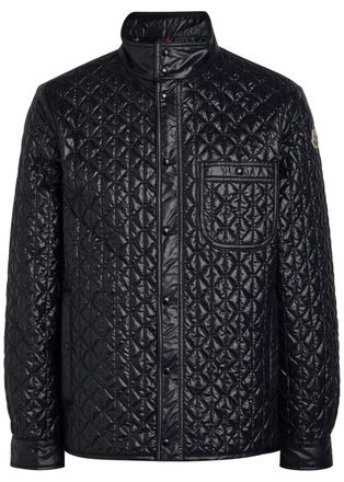 Moncler Cleorine Quilted Shell Jacket - Navy - 5 (UK44 / Xxl)