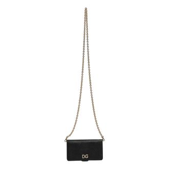 Dolce & Gabbana Cross Body Bags, female, Black, Size: ONE SIZE Phone Flip Cover