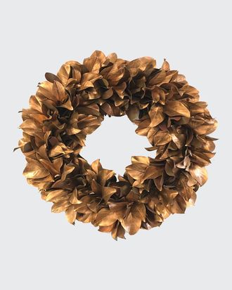 Jim Marvin Golden Magnolia Wreath